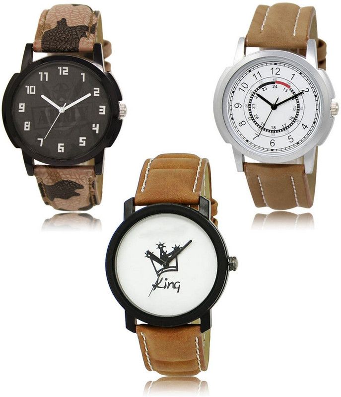 New latest Designer Combo of 3 Analog Watch - For Men LR-03-17-18