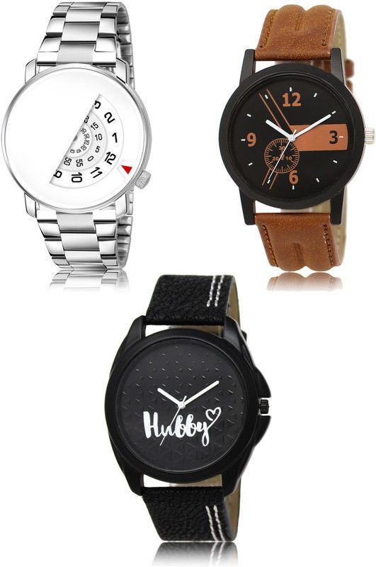 New latest Designer Combo of 3 Analog Watch - For Men LR106-LR01-LR31