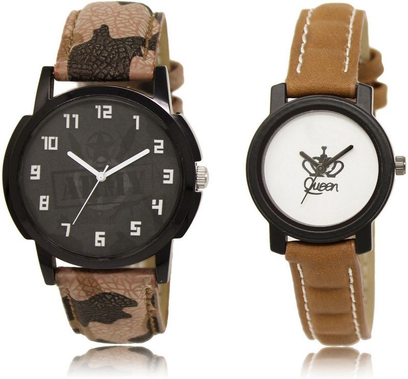 New Latest Designer Combo of 2 Analog Watch - For Couple LR03-LR209