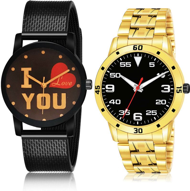 Analog Watch - For Men Latest Party Wedding 2 Watch Combo For Boys And Men - BRM13-(75-S-21)