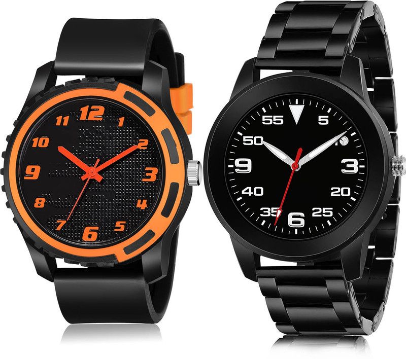 Analog Watch - For Men Treading Analogue 2 Watch Combo For Boys And Men - BM110-(75-S-20)