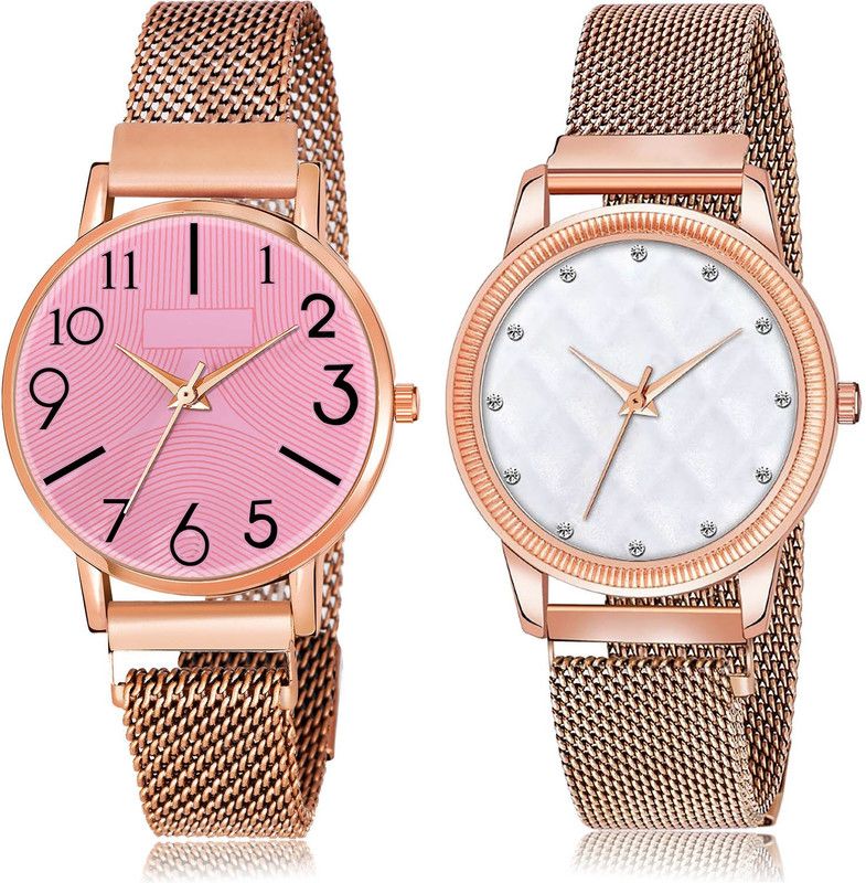 Analog Watch - For Women Treading Unique 2 Watch Combo For Women And Girls - GW62-GW17