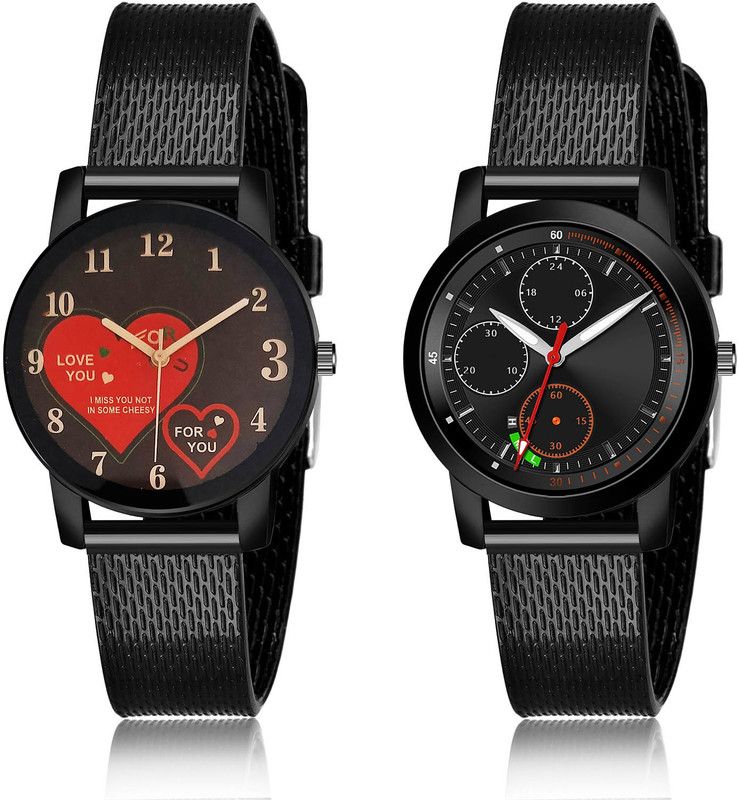 Analog Watch - For Women Classical Chronograph 2 Watch Combo For Women And Girls - G522-(11-L-10)