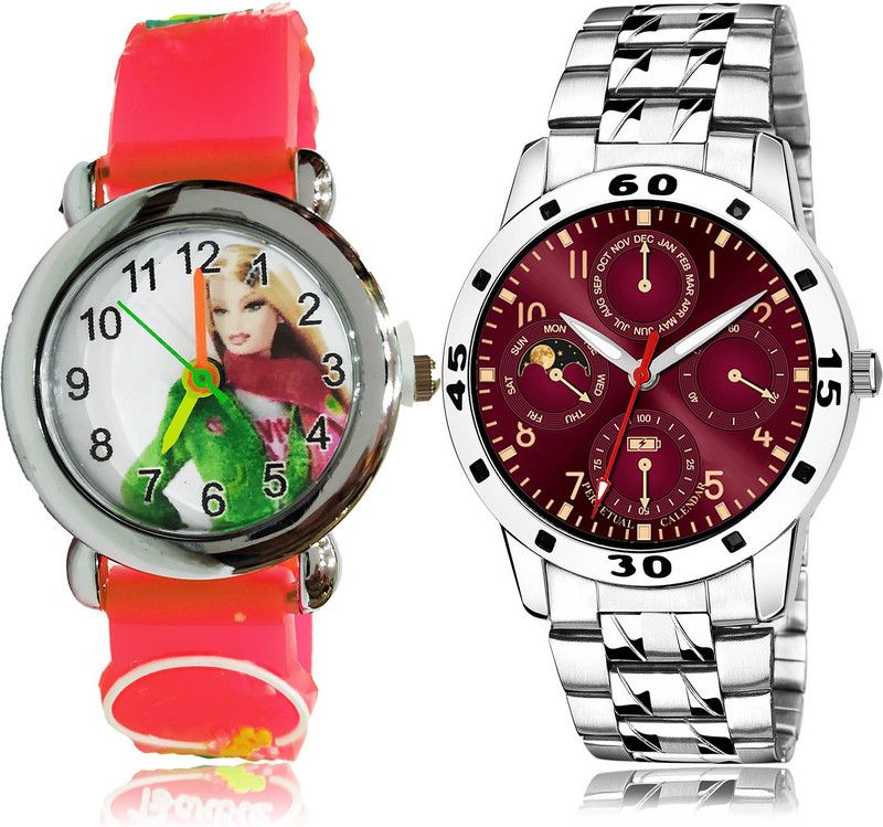 Analog Watch - For Boys Latest Wrist 2 Watch Combo For Boys And Men - BK79-(12-S-19)