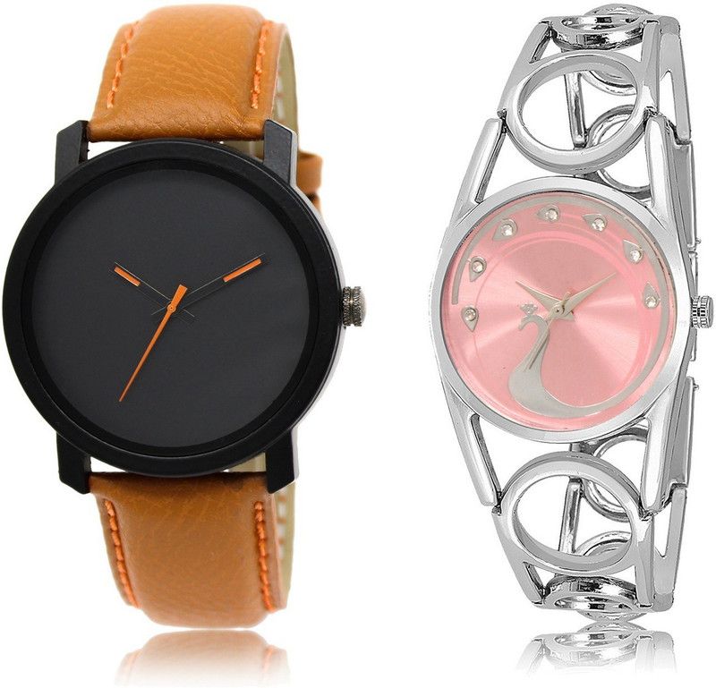 New Latest Designer Combo of 2 Analog Watch - For Couple LR20-LR233