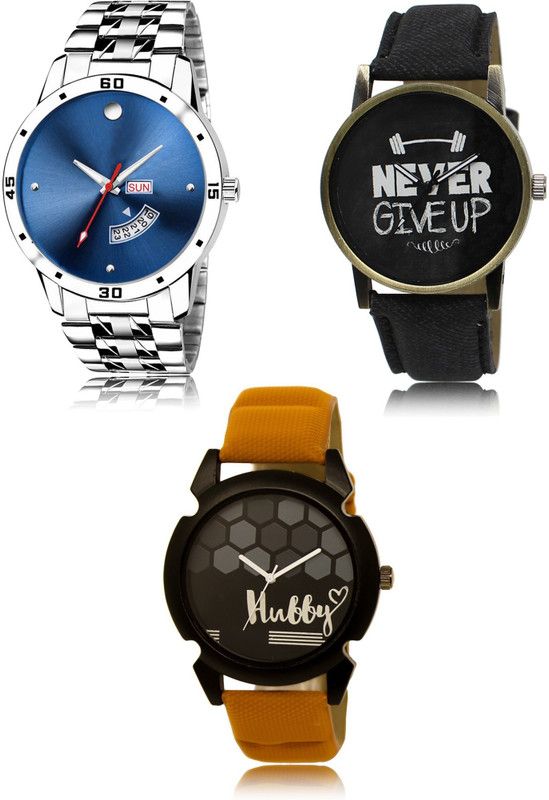 New latest Designer Combo of 3 Analog Watch - For Men 105-27-32