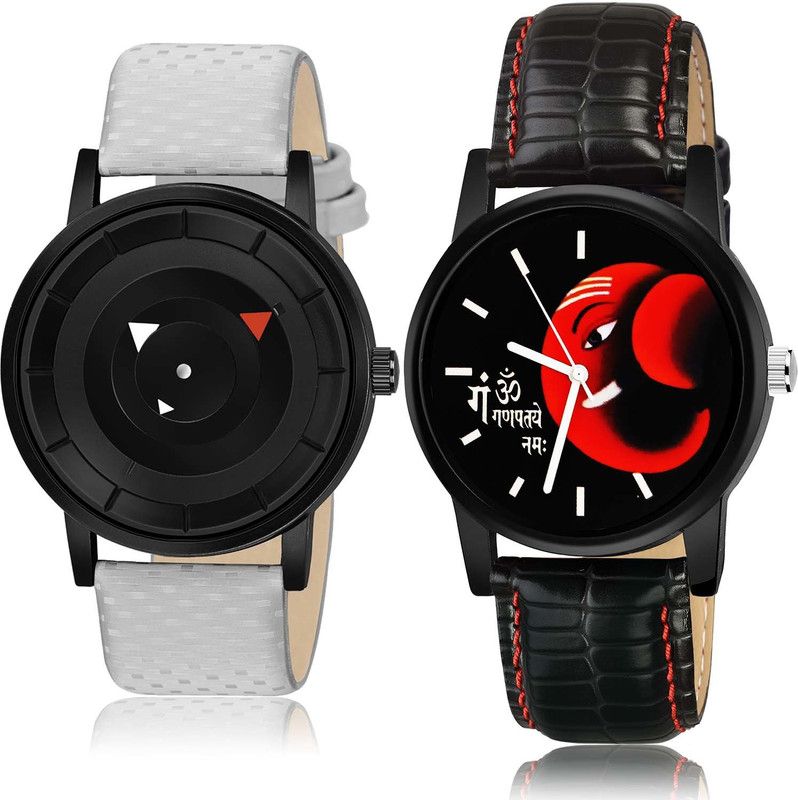 combo watch Analog Watch - For Men Classical Chronograph Speedometer And Ganpti Combo Watch For Boys And Men - BM8-B120