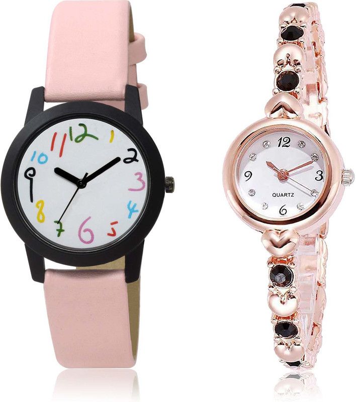 combo watch Analog Watch - For Men & Women Treading Party Wedding Stone Combo Watch For Girls And Women - GO120-G455