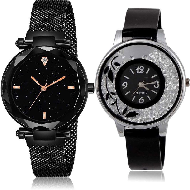 Analog Watch - For Girls Best Traditional Magnet And Flower Combo And Women - GC1-G86