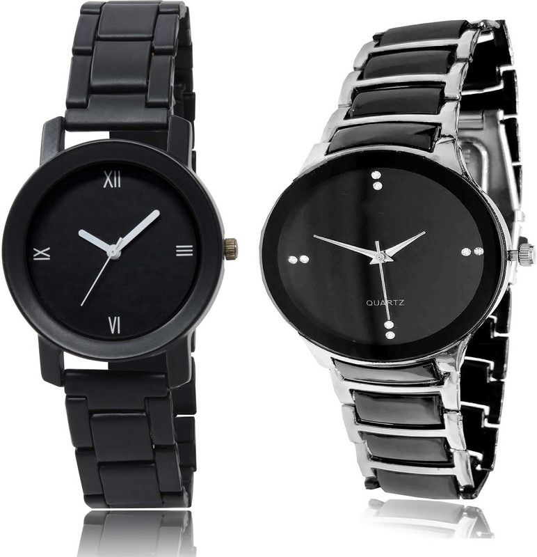 combo watch Analog Watch - For Girls Contemporary Fancy Love Valentine Couple Combo Watch For Girls And Women - GO156-G207
