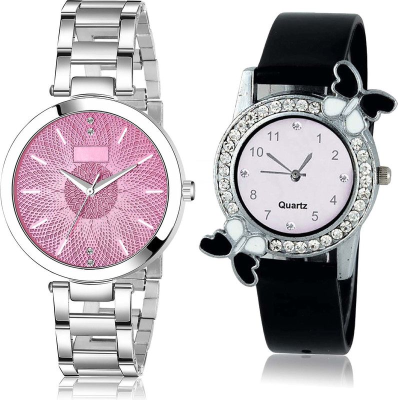 combo watch Analog Watch - For Women Treading Model Chain And Butterfly Combo For Girls And Women - GM203-G97