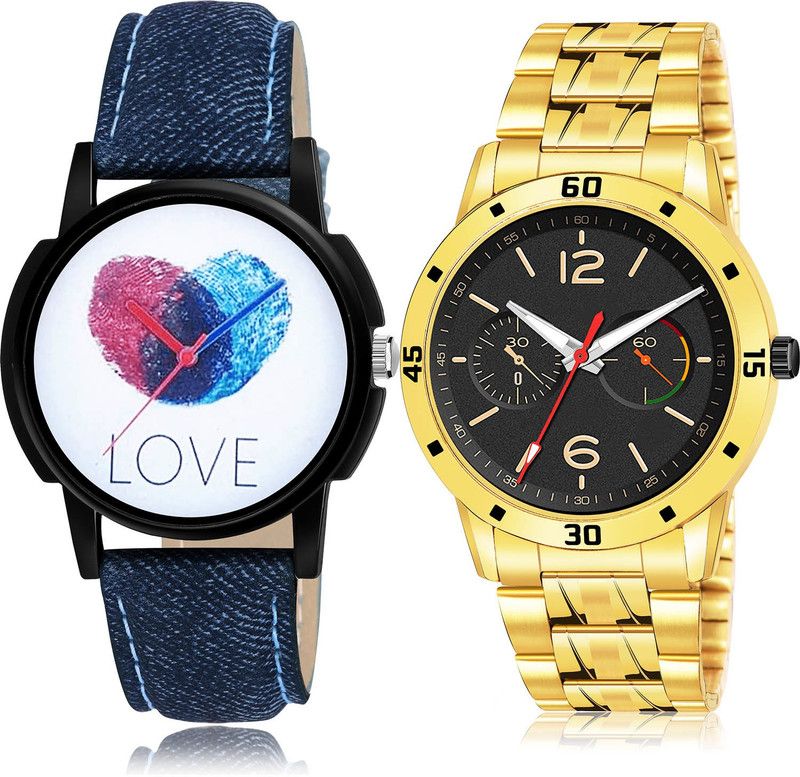 Analog Watch - For Men Modish Stylish 2 Watch Combo For Boys And Men - B11-(64-S-21)