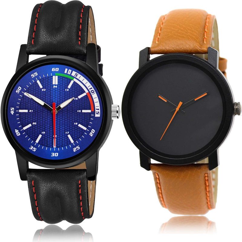 combo watch Analog Watch - For Men & Women New Designer Sports 2 Watch Combo For Boys And Men - BRA22-BL46.20