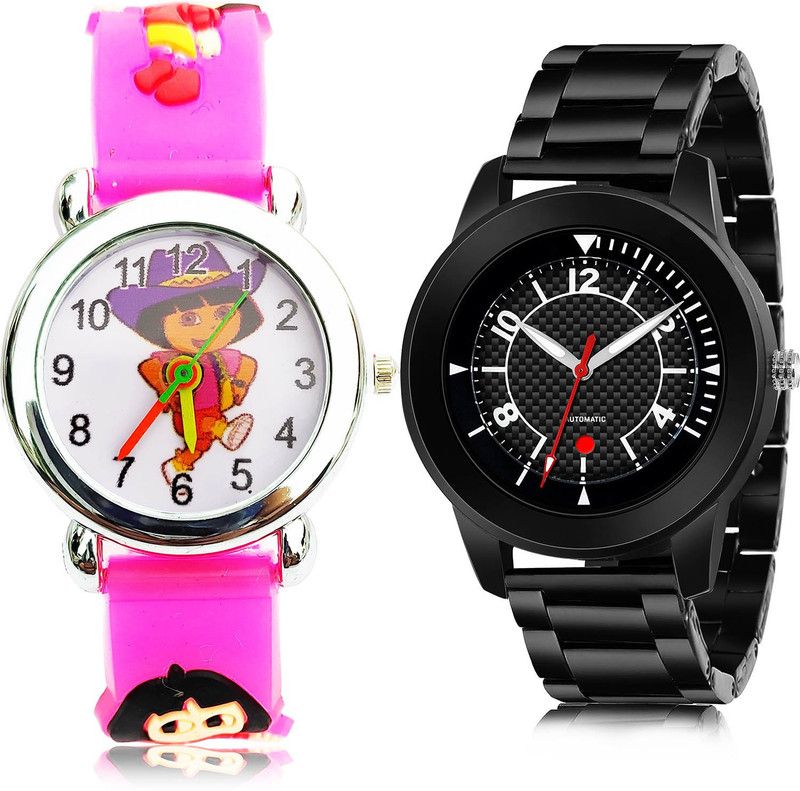 Analog Watch - For Boys Modish Fashionable 2 Watch Combo For Boys And Men - BK191-(66-S-20)