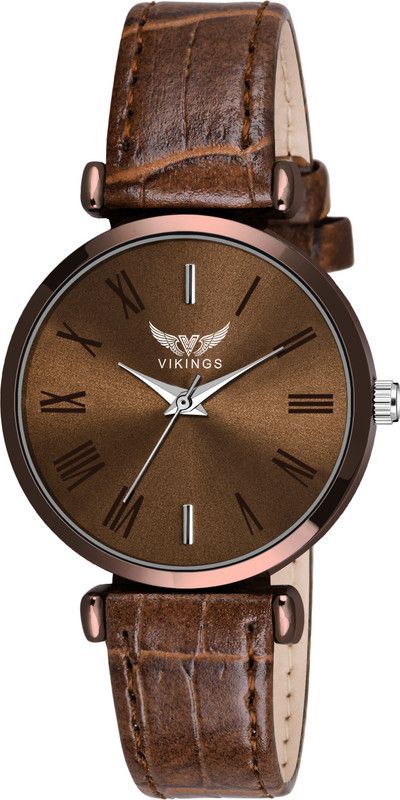 LEATHER BELT WATCH Analog Watch - For Men & Women GENTS LEATHER BELT 036 BRN-BRN