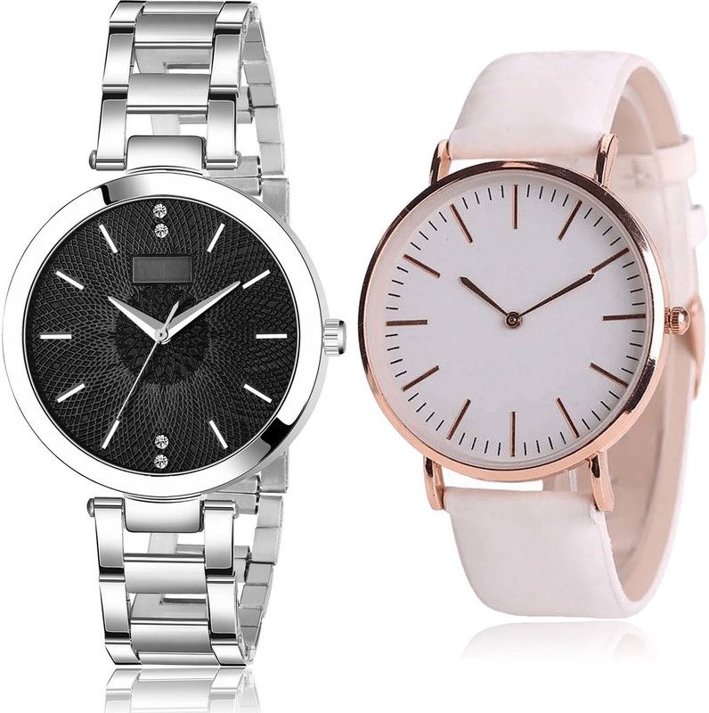 combo watch Analog Watch - For Girls Treading Valentine Chain And Chronograph Combo Watch For Girls And Women - GM201-G193