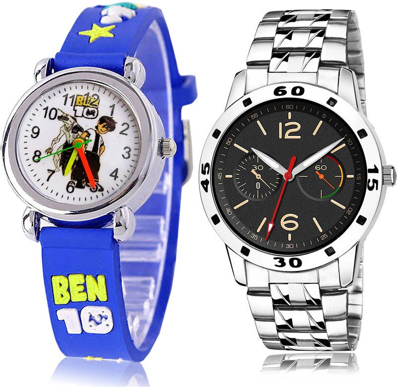Analog Watch - For Boys Latest Collection 2 Watch Combo For Boys And Men - BK92-(64-S-19)