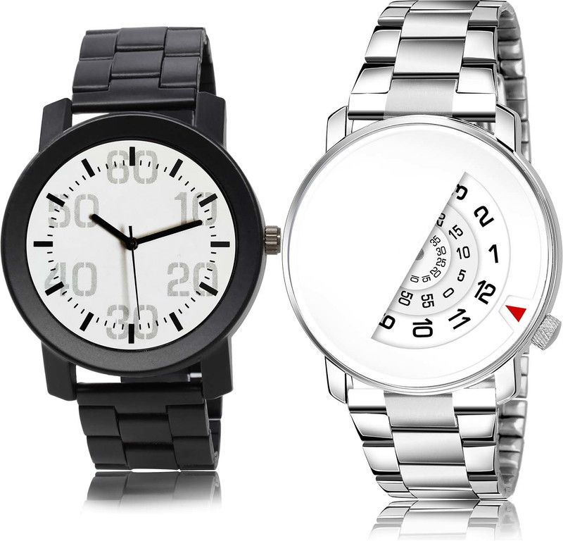 combo watch Analog Watch - For Men Best Model Chain Watch And Day And Date Watch - B674-BL46.106 (Combo Of 2 )