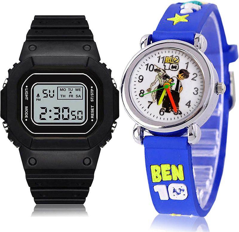 Analog-Digital Watch - For Women New Casual 2 Watch Combo For Women And Girls - DG28-GC92