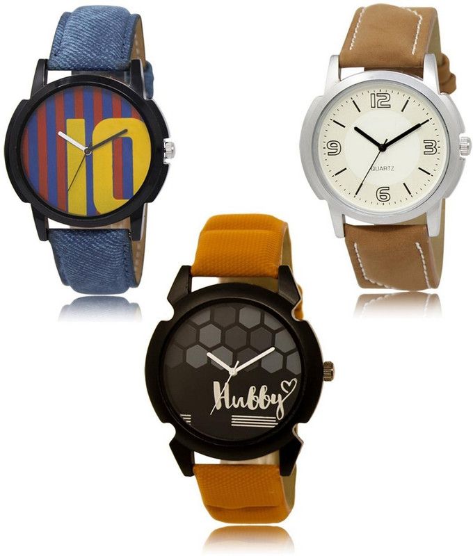New latest Designer Combo of 3 Analog Watch - For Men -10-16-32