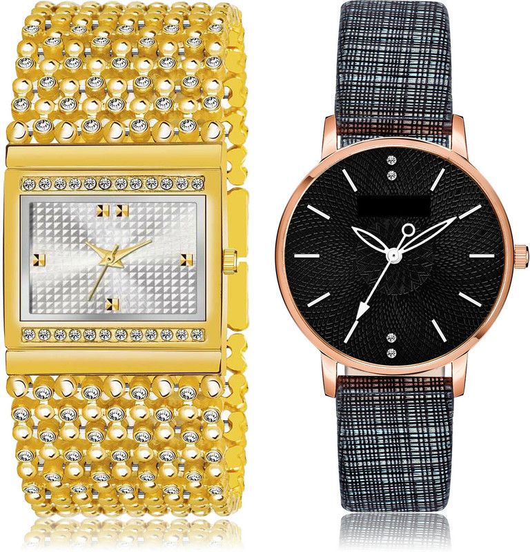 Analog Watch - For Girls Contemporary Diwali 2 Watch Combo For Women And Girls - G590-GM312
