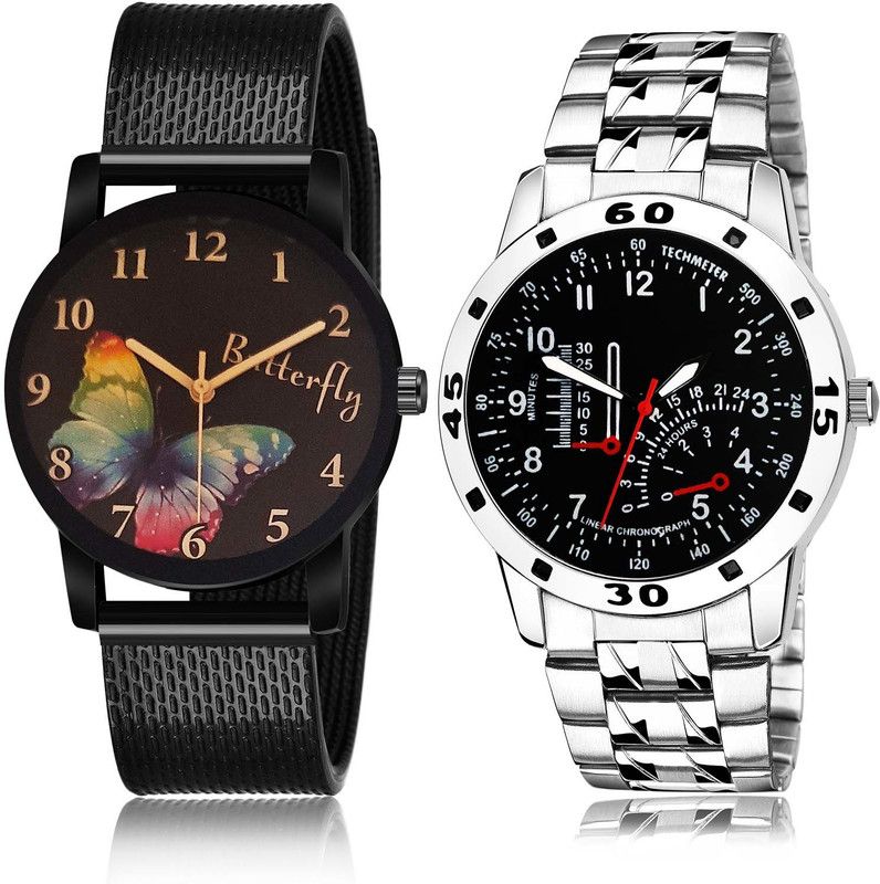combo watch Analog Watch - For Men Brand New Royal Sports And Chain 2 Watch Combo For Boys And men - BRM20-B907