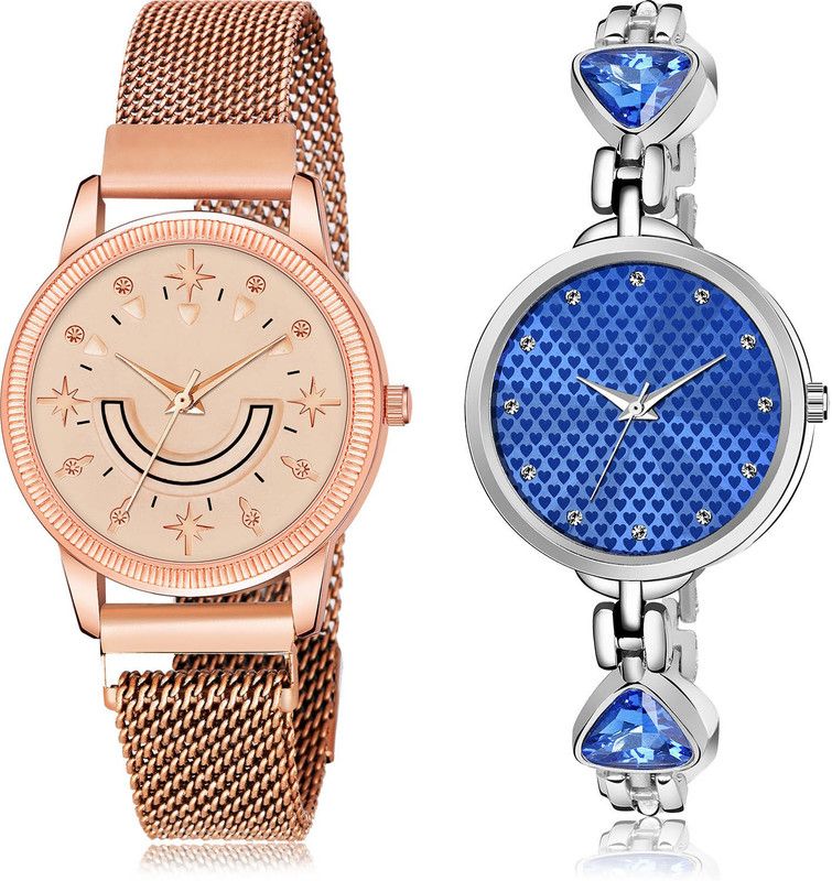 Analog Watch - For Girls Treading Fashion 2 Watch Combo For Women And Girls - GW68-GL282