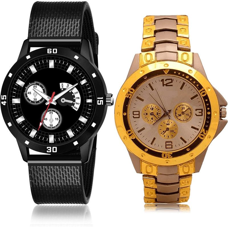 Analog Watch - For Men Best Professional 2 Watch Combo For Boys And Men - BRM39-B74