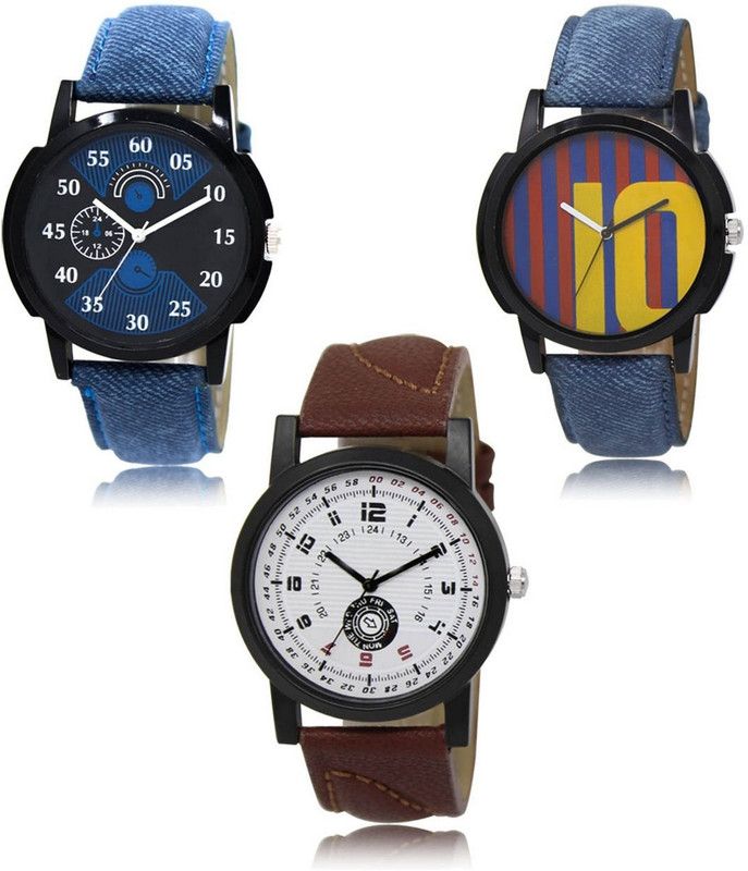 New latest Designer Combo of 3 Analog Watch - For Men LR-02-10-32