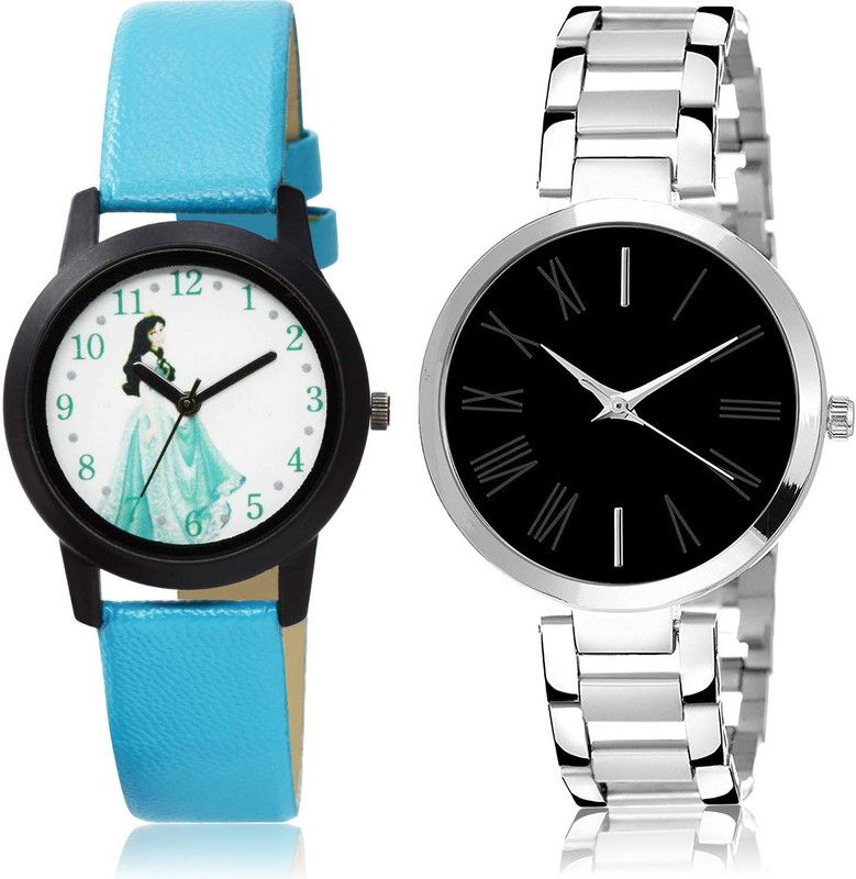 combo watch Analog Watch - For Girls Treading Collegian Doll Kids Combo Watch For Girls And Women - GO134-G299