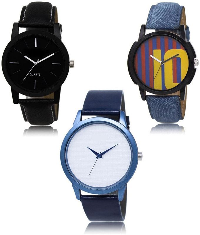 New latest Designer Combo of 3 Analog Watch - For Men -05-10-33