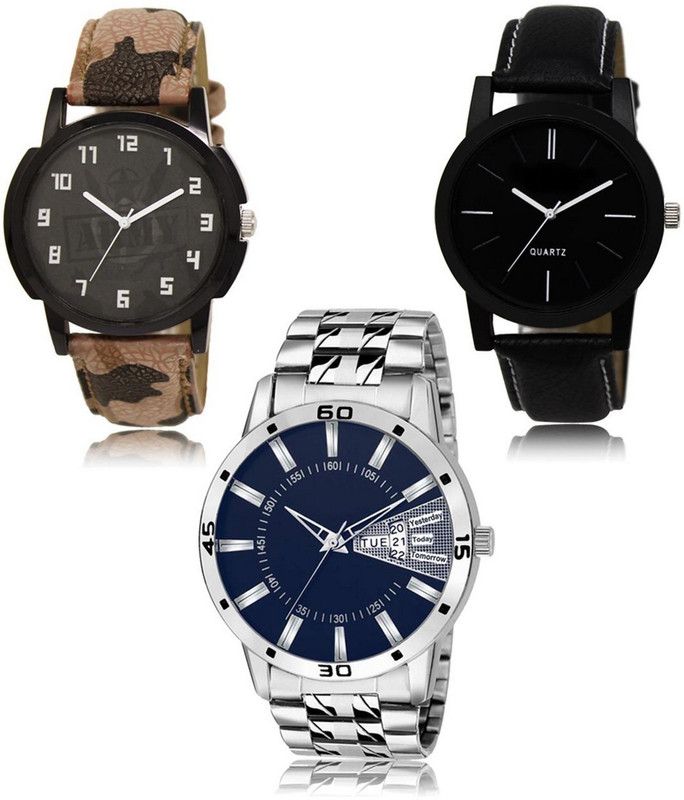 New latest Designer Combo of 3 Analog Watch - For Men LR-03-05-102