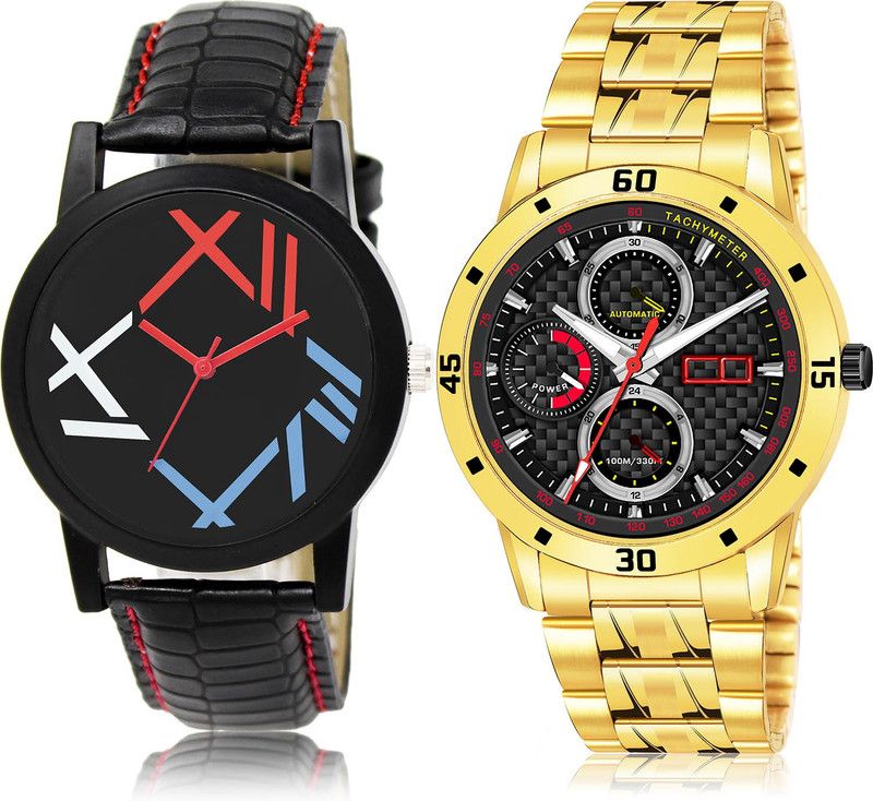 Analog Watch - For Men Technology 2 Watch Combo For Boys And Men - BL46.12-(60-S-21)