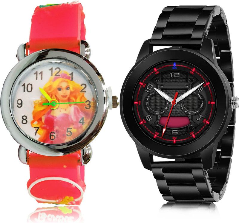 Analog Watch - For Boys Contemporary Professional 2 Watch Combo For Boys And Men - BK75-(59-S-20)
