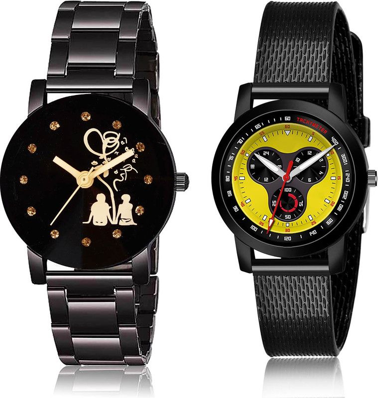 Analog Watch - For Girls Brand New Quartz 2 Watch Combo For Women And Girls - GC52-(27-L-10)