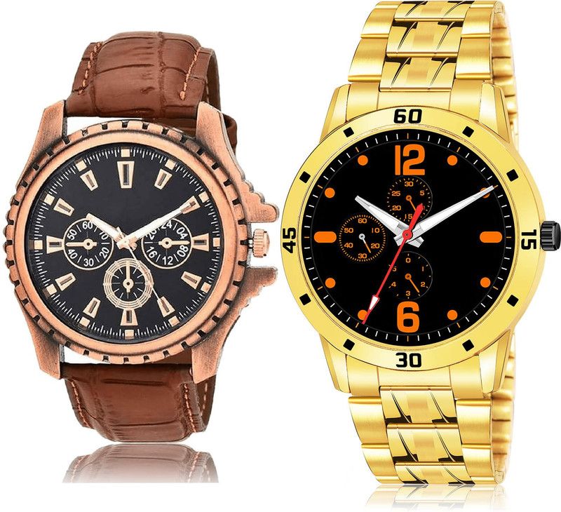 Analog Watch - For Men Brand New Stylish 2 Watch Combo For Boys And Men - B110-(70-S-21)