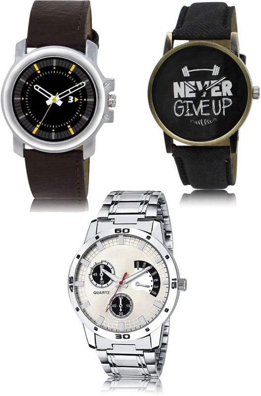 New latest Designer Combo of 3 Analog Watch - For Men 44-27-101