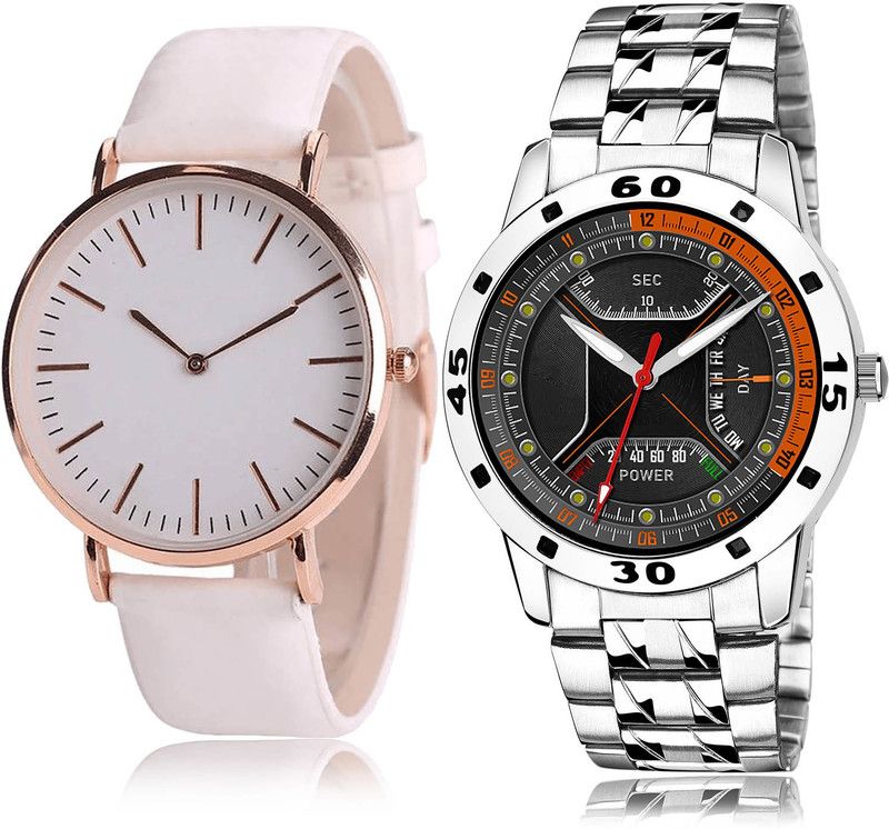 Analog Watch - For Men Latest Stylish 2 Watch Combo For Boys And Men - B63-(56-S-19)