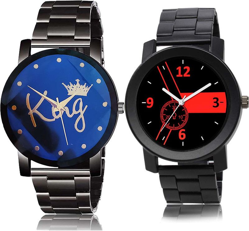 combo watch Analog Watch - For Men Classical Technology King Chain And Chain Watch Combo Watch For Boys And Men - BC11-B690