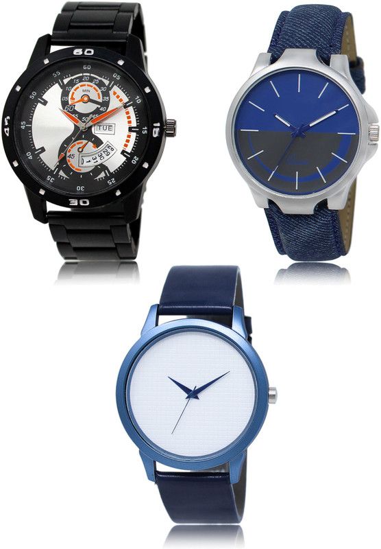 New latest Designer Combo of 3 Analog Watch - For Men 107-24-33