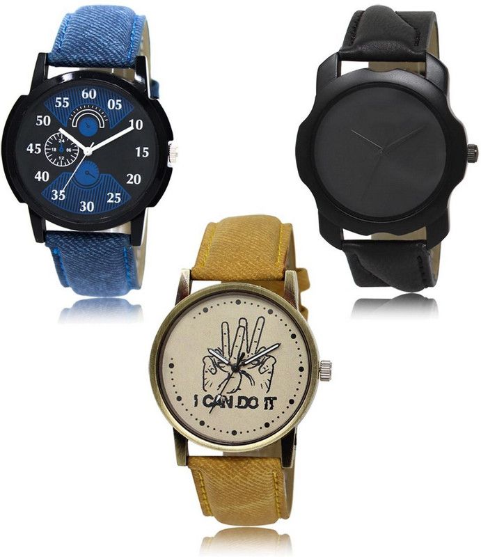 New latest Designer Combo of 3 Analog Watch - For Men LR-02-22-30