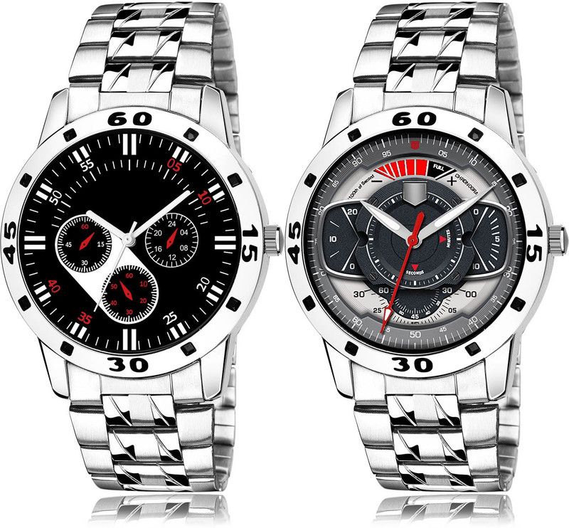 Analog Watch - For Men Treading Unique 2 Watch Combo For Boys And Men - B947-(36-S-19)