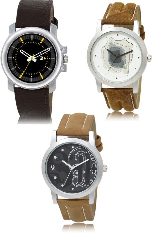 New latest Designer Combo of 3 Analog Watch - For Men 44-09-14