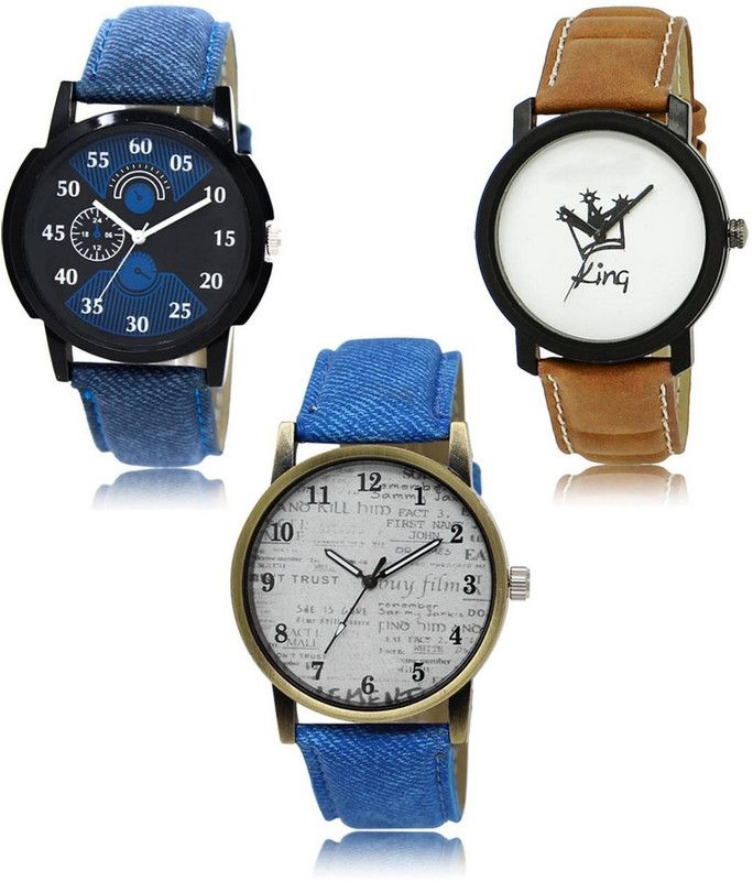 New latest Designer Combo of 3 Analog Watch - For Men LR-02-18-28