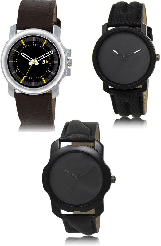 New latest Designer Combo of 3 Analog Watch - For Men 44-21-22