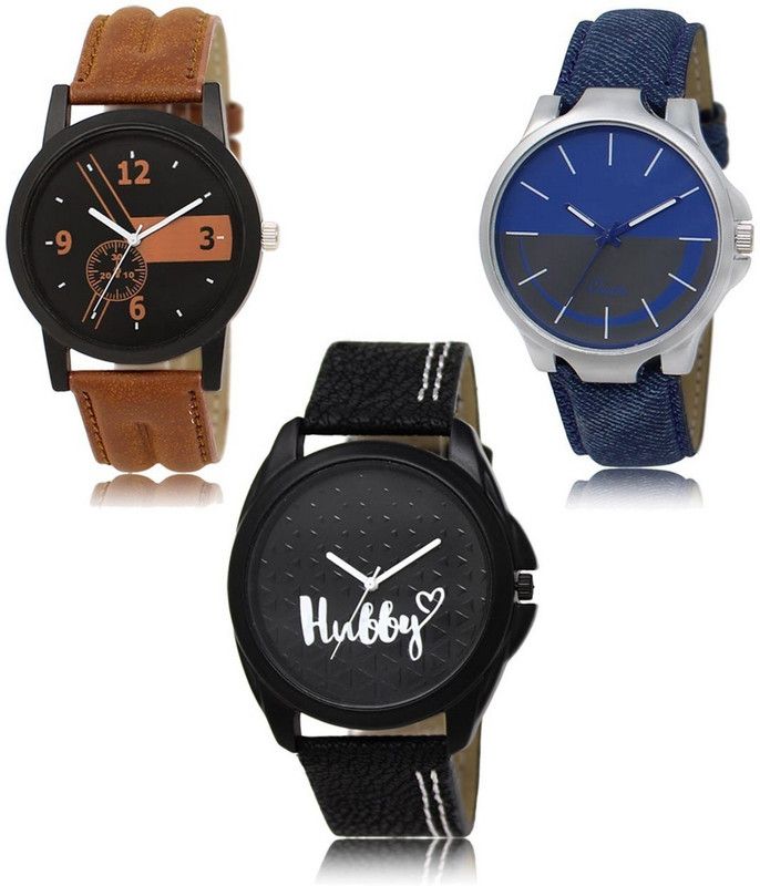 New latest Designer Combo of 3 Analog Watch - For Men LR-01-24-31