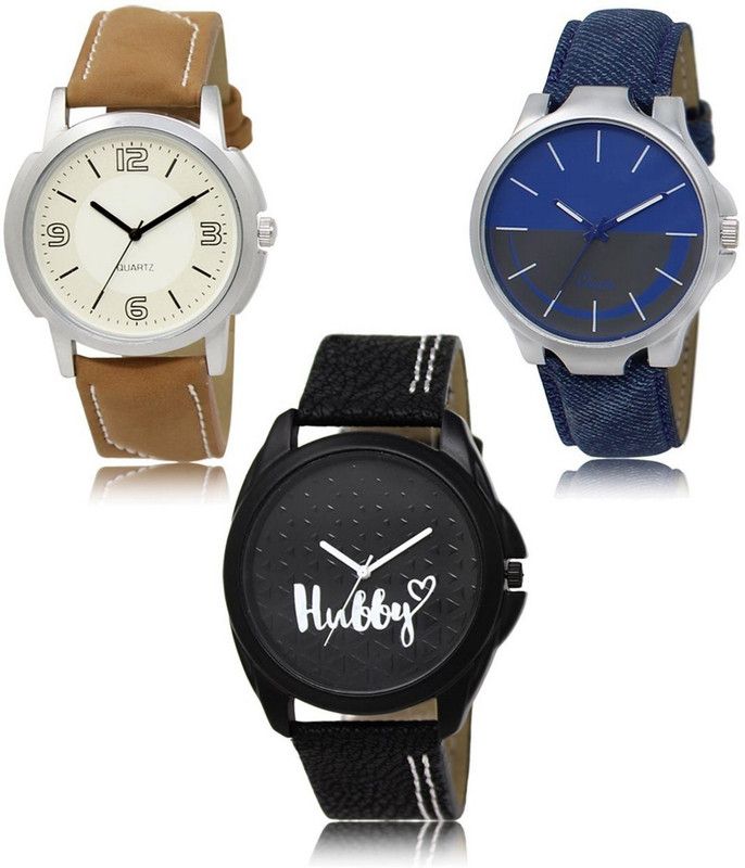 New latest Designer Combo of 3 Analog Watch - For Men LR-16-24-31