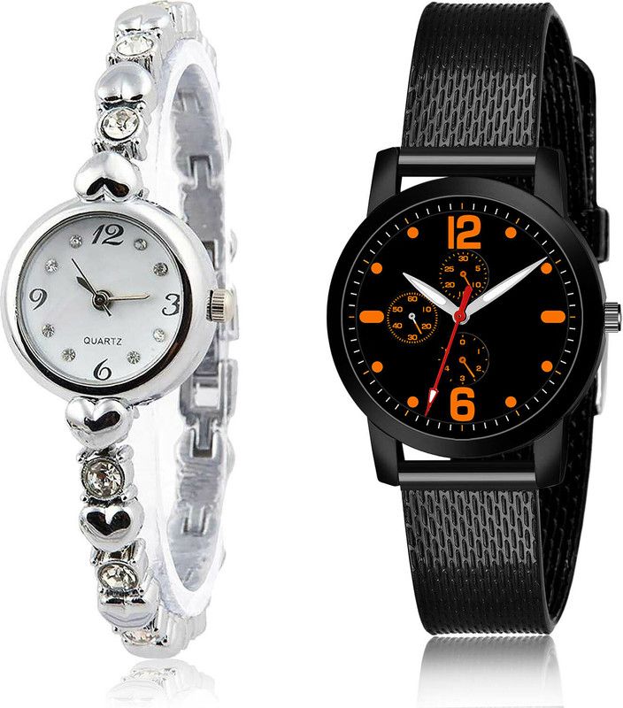 Analog Watch - For Women Modish Designer 2 Watch Combo For Women And Girls - G453-(70-L-10)