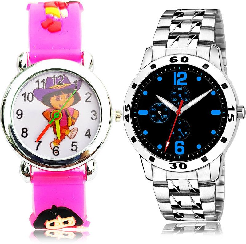 Analog Watch - For Boys Best Analogue 2 Watch Combo For Boys And Men - BK191-(68-S-19)