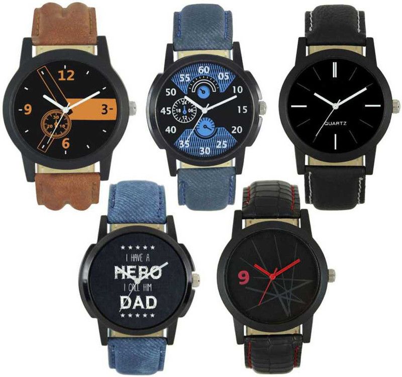 Analog Watch - For Men 2019 Rare Multiple Fantastic Five Combo Designer Analog Watch - For Men